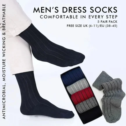 Gentleman Luxury Corporate Cotton Socks - Pack of 5