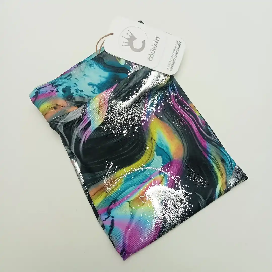 Women allover foil swirl print stretchy Leggings - Image 3