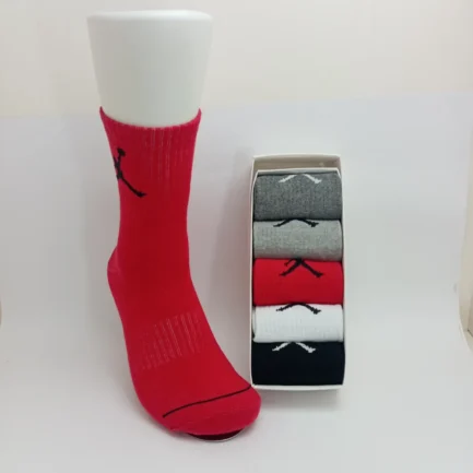 Jumpman Everyday Max Mid-Crew Cotton Socks - 5 Pack