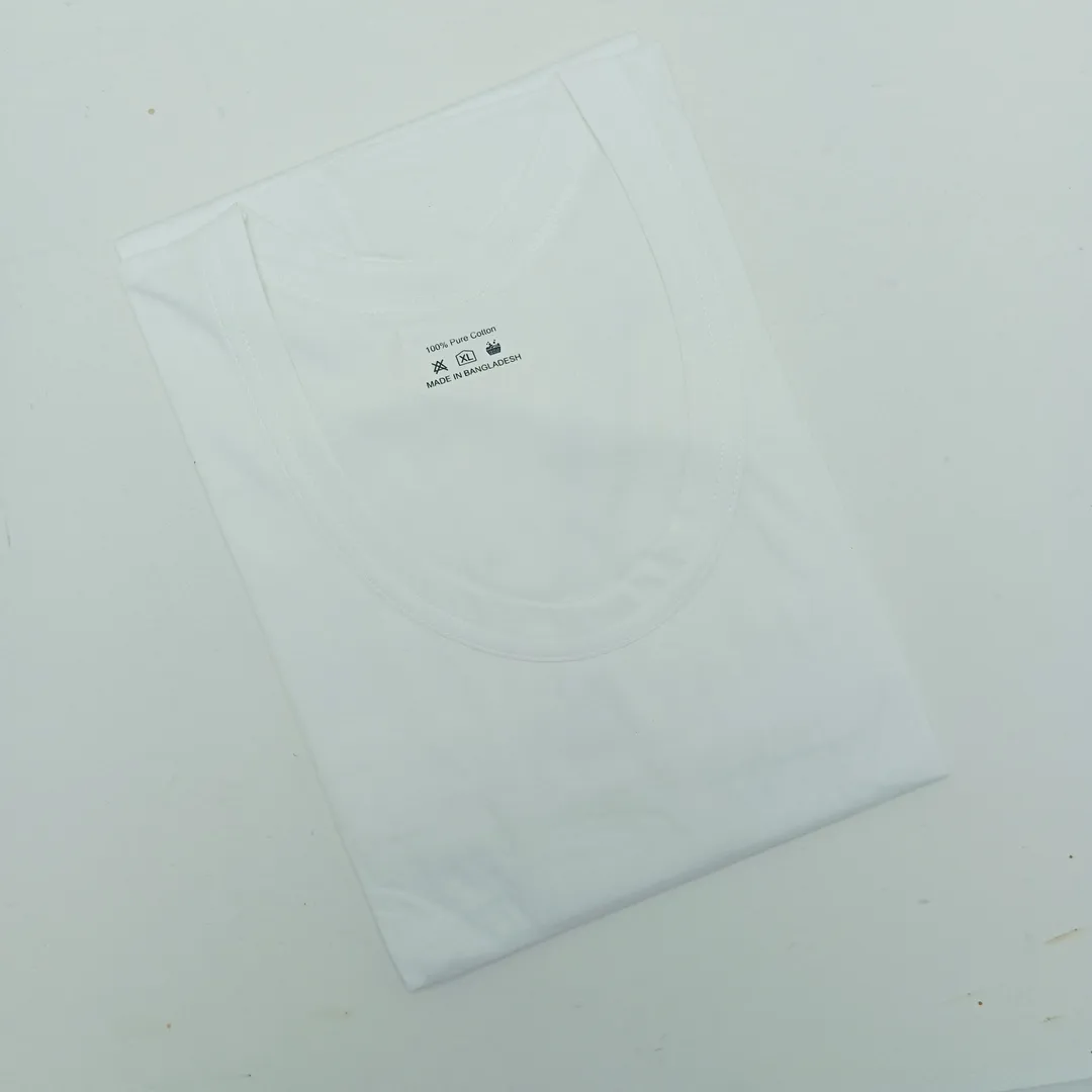 Classic Style: Men's White Vest 3-Pack for Everyday Use - Image 2