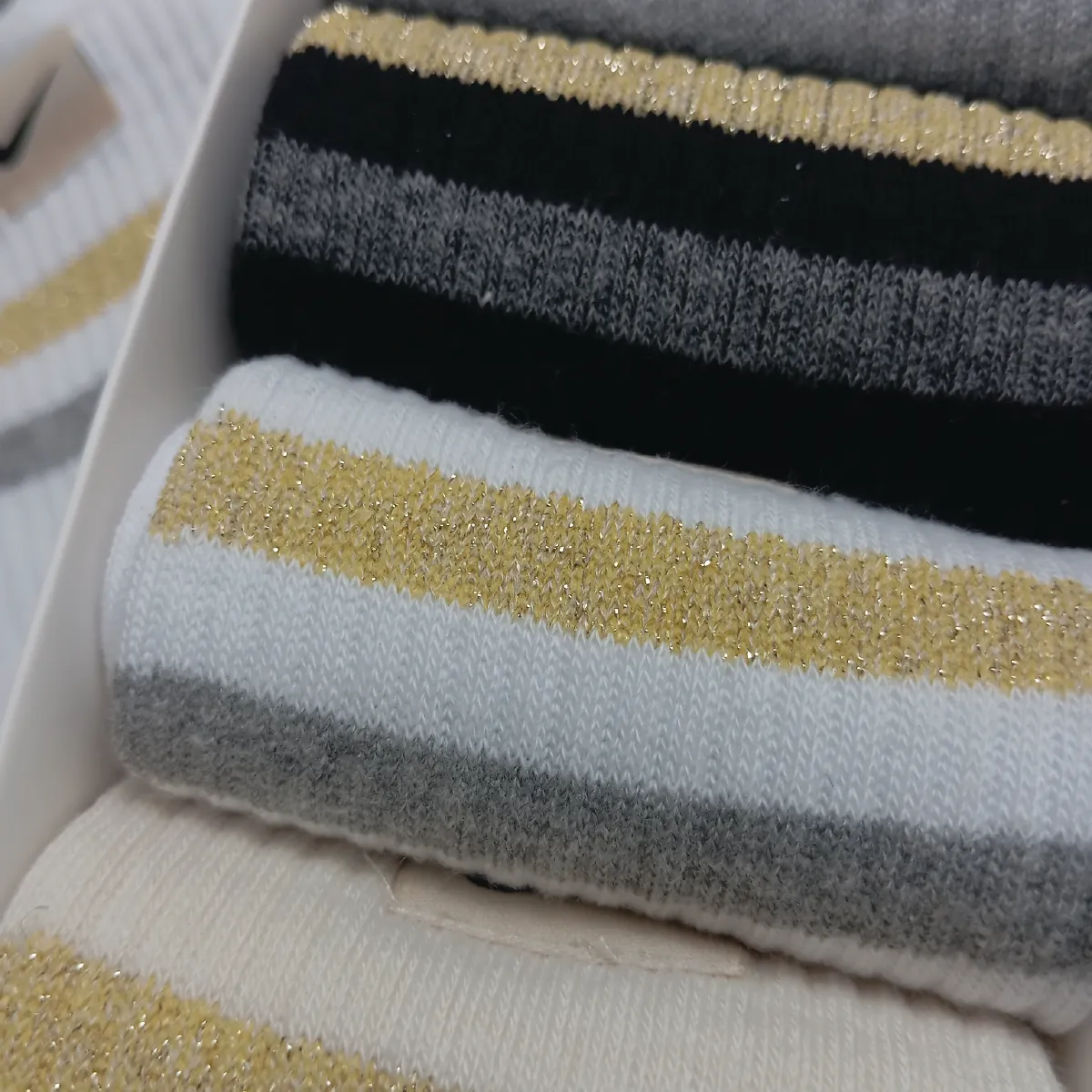 Special Edition Luxury Stripe Crew Socks - Pack of 5 - Image 5