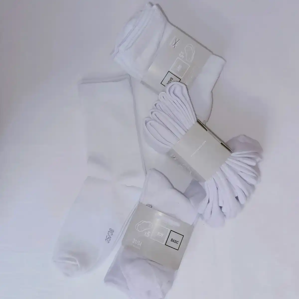 Durable Kids' Moisture-Wicking School Socks - 5 Pack - Image 4