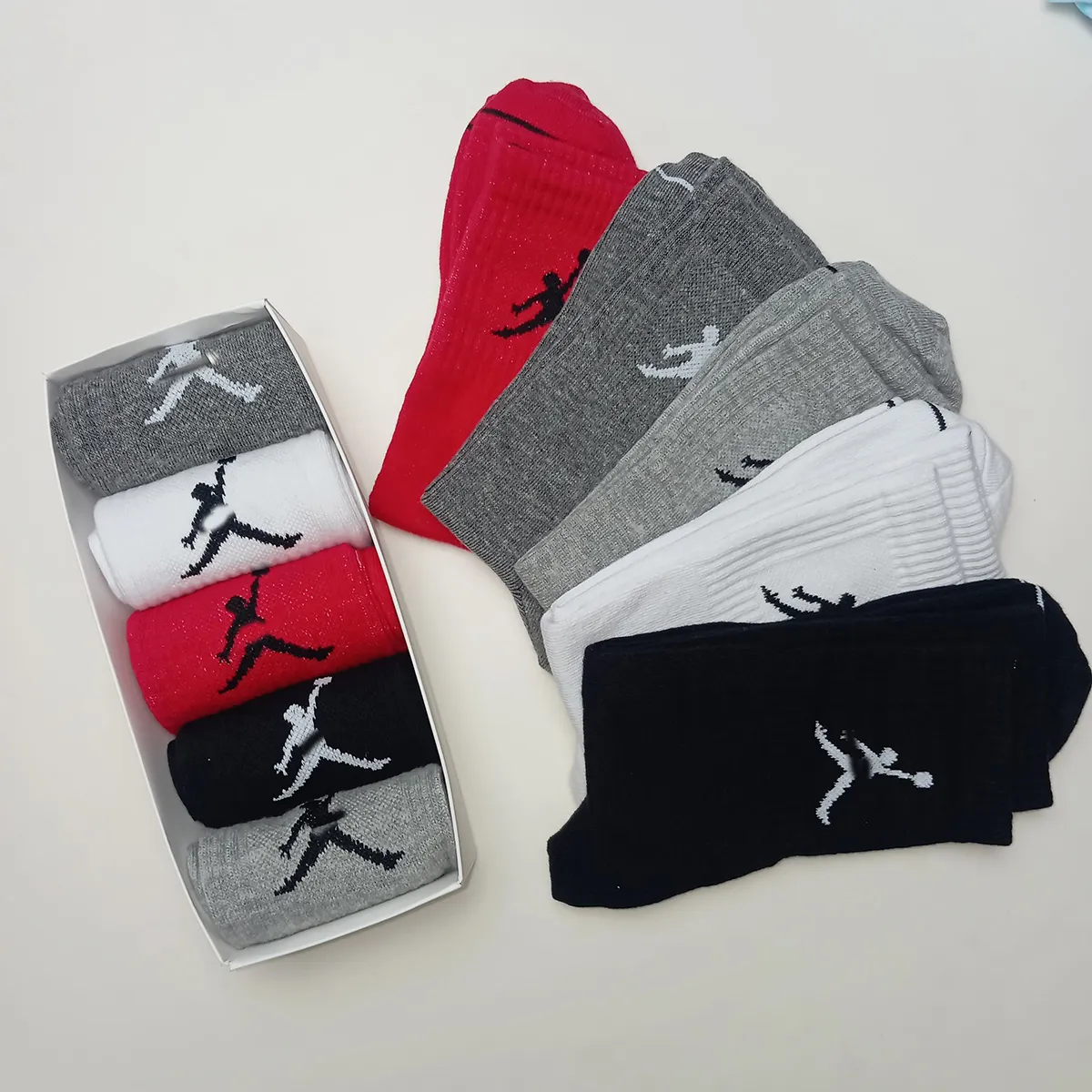 Jumpman Everyday Max Mid-Crew Cotton Socks - 5 Pack - Image 2