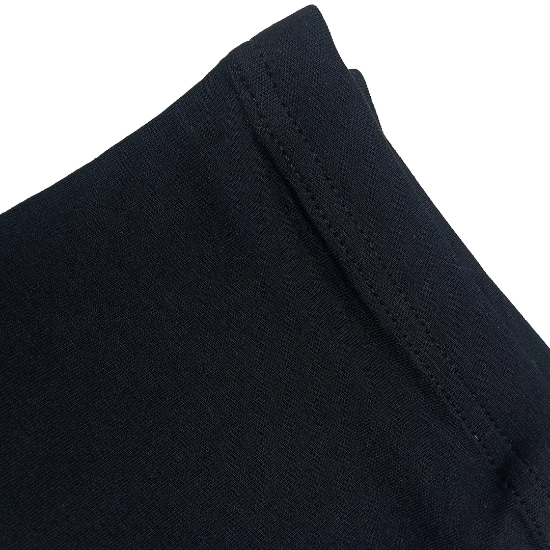 Essential Cotton Leggings for Girls - Black, 2 Pack - Image 5