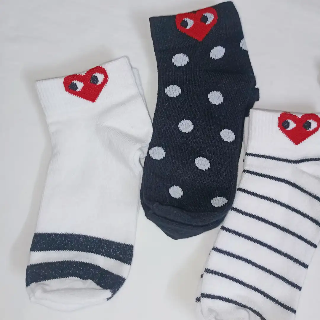 PLAY ON! Kids Multi-Design Cotton Socks - 5 Pack - Image 2
