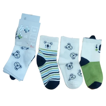 Little Kids feet cozy and stylish cotton socks 3-Pack