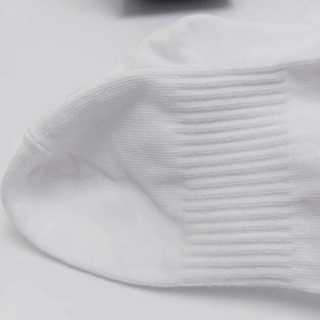 Unisex Quarter Length Cotton Sports Socks - 5 Pair Pack - Image 8