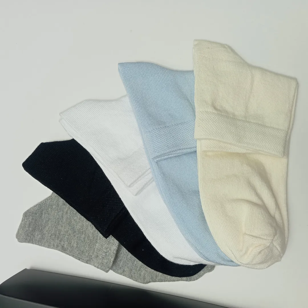 Solid Performance: 5 Pairs of Soft Moisture-Wicking Socks - Image 5