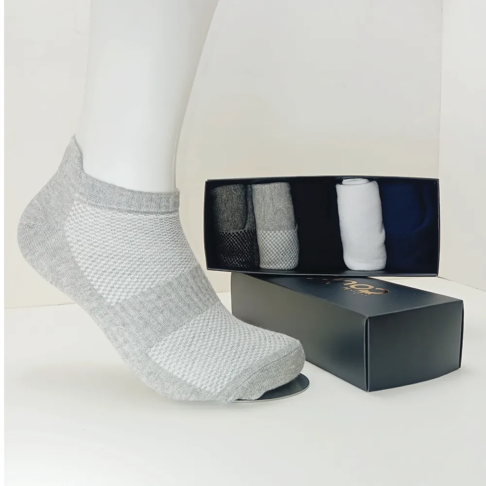 5-Pack Ankle Socks: Lightweight, Anti-Odor & Breathable - Image 4