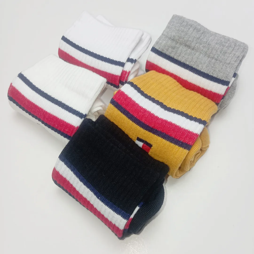 Men's Iconic Cotton Stretch Crew Socks - 5 Pack - Image 5