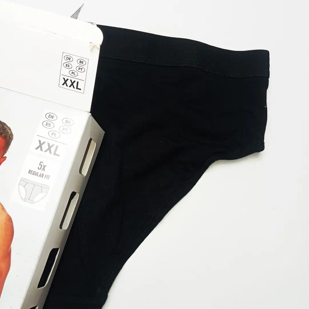 Men's Y Front Brief solid color 5 pack - Image 4