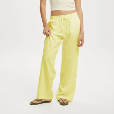 Alternative view of Womens Summer Pajama - Cotton Linen Wide Leg
