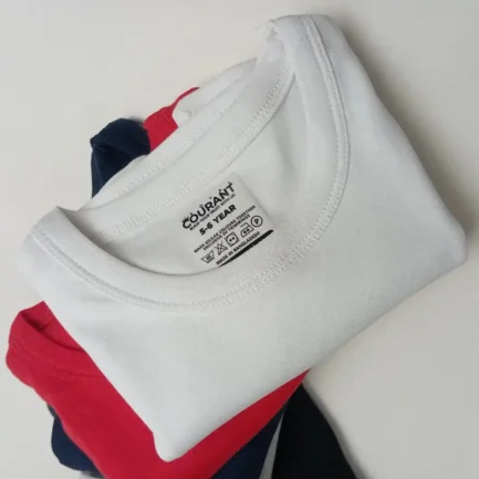 Alternative view of Kids 5-Pack Plain Cotton Tank Tops-Summer Singlet