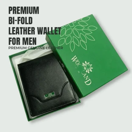 Premium Bi-Fold Leather Wallet For Men