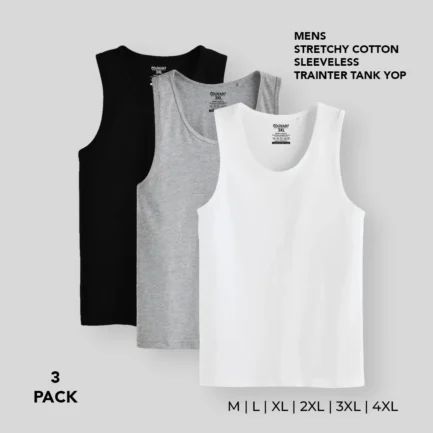 Solid Color Stretchy Cotton Vest - Perfect for Every Workout