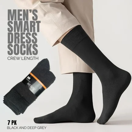 Men's Classic Smart 7pk Solid Dress Socks