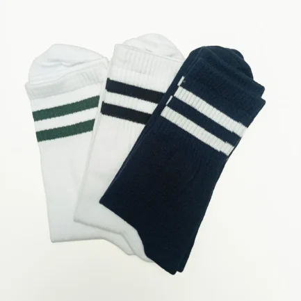 Alternative view of Stripe 3 pack cotton socks - Men's Tennissocken- BWB