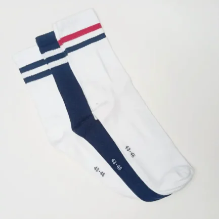 Alternative view of Stripe 3 pack cotton socks - Men's Tennissocken- WNBW