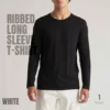 Black Round Neck Full Sleeve Cotton Rib T-Shirt -1 pcs Set