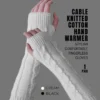 Elegant Women Long Cable Twist Knit Fingerless Gloves