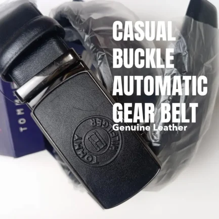 Men Casual Automatic Stylish Buckle Leather Gear Belt